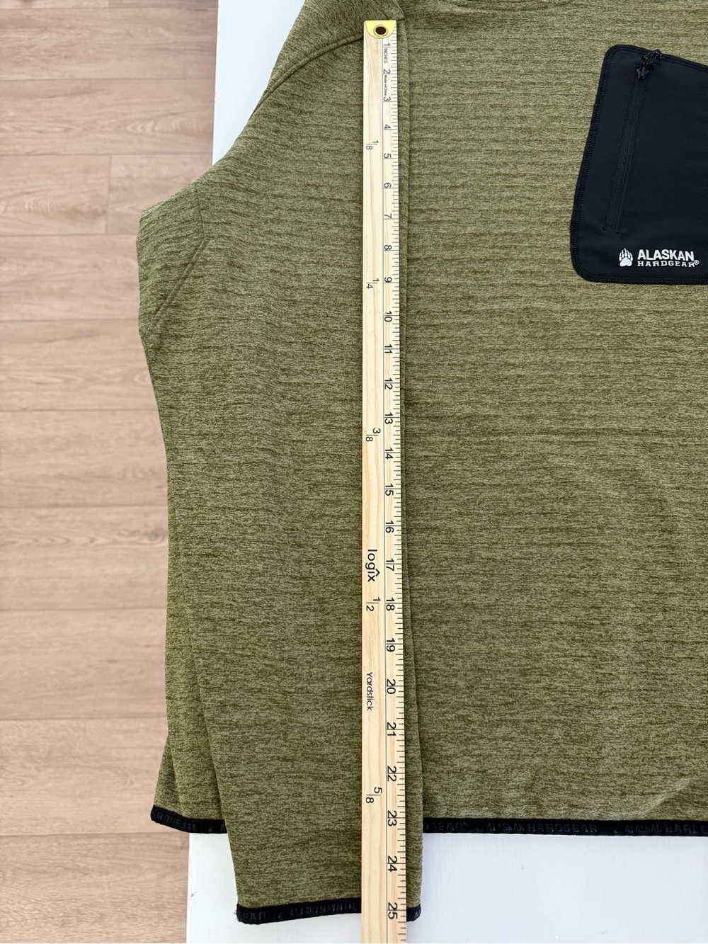 AKHG Duluth Trading Blackburn Pullover Hoodie Olive Green Large - Picture 8 of 8